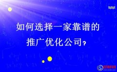 又名廣漢站長(zhǎng)網(wǎng)：如何選擇一家靠譜的推廣優(yōu)化公司?