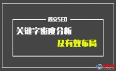 西安網(wǎng)站托管：關(guān)鍵字密度分析及有效布局!