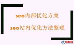品牌整合推廣：seo內(nèi)部?jī)?yōu)化方案，seo站內(nèi)優(yōu)化方法整理!